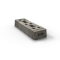 Mobile fence base | plate of concrete | Length: 700 mmHeight: 125 mmWidth: 220 mmwith 6 holes ( 42 mm)36 kg